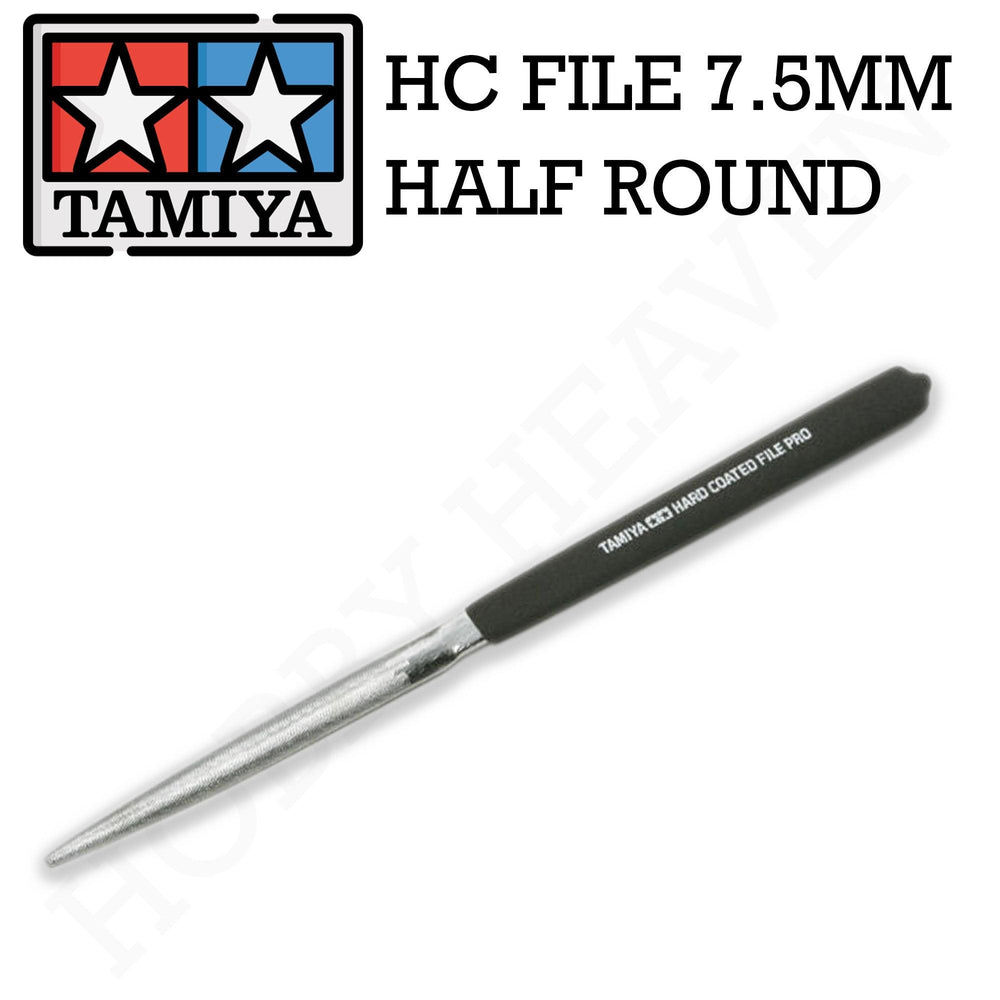 Tamiya HC File Pro Half Round 7.5mm 74073 - Hobby Heaven