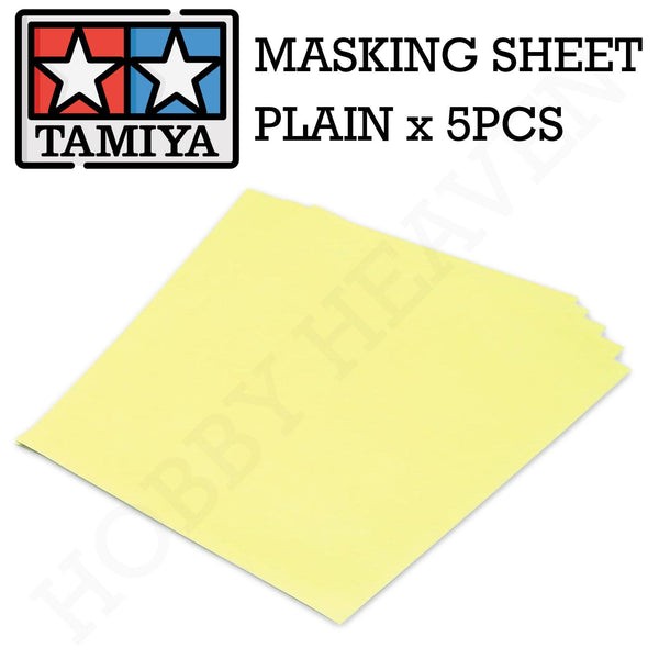 Tamiya Masking Sheet Plain x5 pcs 87130 - Hobby Heaven