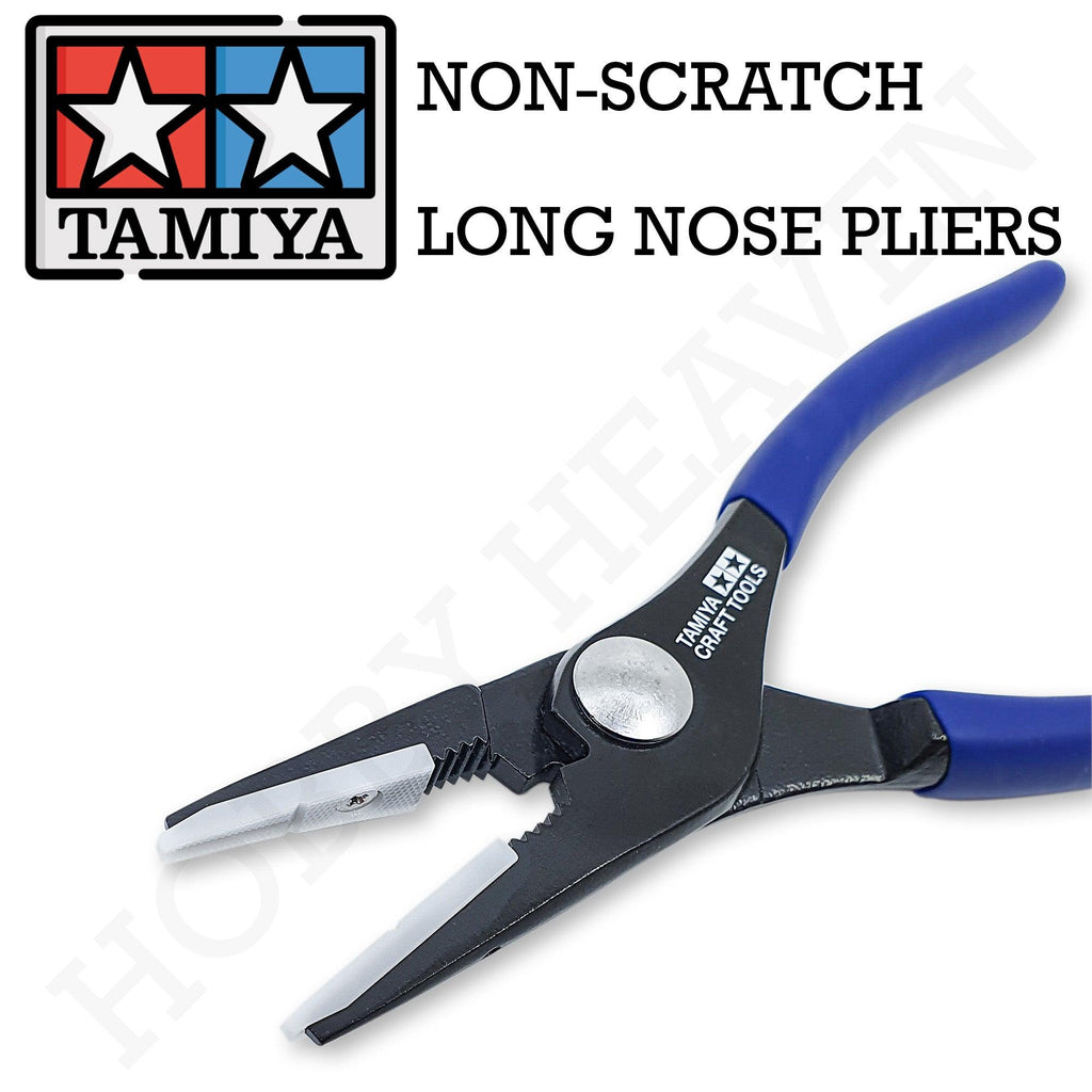 Tamiya Non-Scratch Long Nose Pliers 74065 - Hobby Heaven
