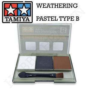 Tamiya Weathering Pastel Snow Soot Rust Type B 87080 - Hobby Heaven