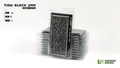 Gamers Grass Tiny Black 1mm GGTT-BL blister pack showing black micro tufts on sheet