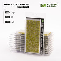 Gamers Grass Tiny Tufts Light Green packaging, featuring fresh, spring-like micro-vegetation imagery
