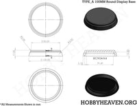 TYPE A 100mm Round Display Base - Hobby Heaven
