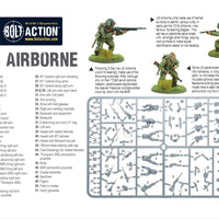 Contents of Bolt Action US Airborne Boxed Set – figures & accessories