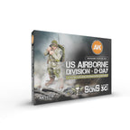 US Airborne Division D-Day Wargame Starter Set 14 Colours And 1 Figure  AK11778 - Hobby Heaven