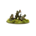 Miniatures of mortar team from the Bolt Action US Airborne Starter Army.