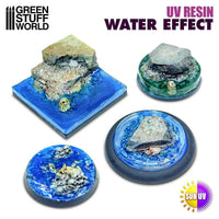 Diorama bases with realistic water surfaces made using UV Resin 100ml