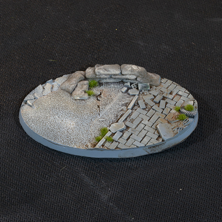 Gamers Grass Urban Warfare 105mm Oval Bases x1pc Painted Resin Base