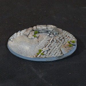 Gamers Grass Urban Warfare 105mm Oval Bases x1pc Painted Resin Base