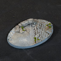 Gamers Grass Urban Warfare 105mm Oval Bases x1pc Painted Resin Base
