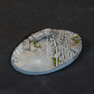 Gamers Grass Urban Warfare 105mm Oval Bases x1pc Painted Resin Base