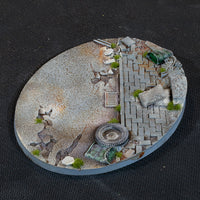 Gamers Grass Urban Warfare 120mm Oval Bases x1pc Painted Resin Base
