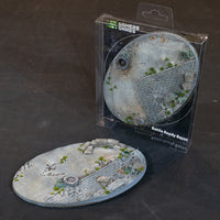 Gamers Grass Urban Warfare 170mm Oval Bases x1pc Painted Resin Base
