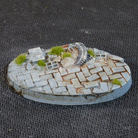 Gamers Grass Urban Warfare 60mm Oval Bases x4pcs Painted Resin Bases
