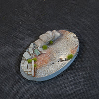 Gamers Grass Urban Warfare 75mm Oval Bases x3pcs Painted Resin Bases
