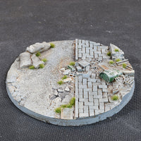 Gamers Grass Urban Warfare 100mm Round Bases x1pc Painted Resin Base
