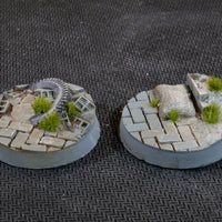 Gamers Grass Urban Warfare 32mm Round Bases x8pcs Painted Resin Base
