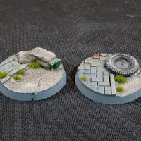 Gamers Grass Urban Warfare 40mm Round Bases x5pcs Painted Resin Base
