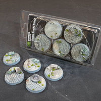 Gamers Grass Urban Warfare 40mm Round Bases x5pcs Painted Resin Base
