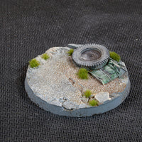 Gamers Grass Urban Warfare 50mm Round Bases x3pcs Painted Resin Base
