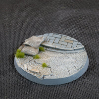 Gamers Grass Urban Warfare 50mm Round Bases x3pcs Painted Resin Base
