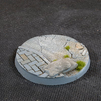 Gamers Grass Urban Warfare 50mm Round Bases x3pcs Painted Resin Base
