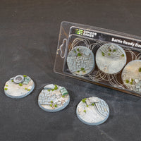 Gamers Grass Urban Warfare 50mm Round Bases x3pcs Painted Resin Base
