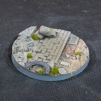 Gamers Grass Urban Warfare 60mm Round Bases x2pcs Painted Resin Base
