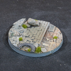 Gamers Grass Urban Warfare 60mm Round Bases x2pcs Painted Resin Base