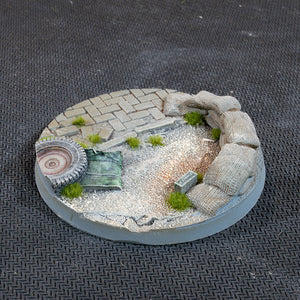 Gamers Grass Urban Warfare 60mm Round Bases x2pcs Painted Resin Base