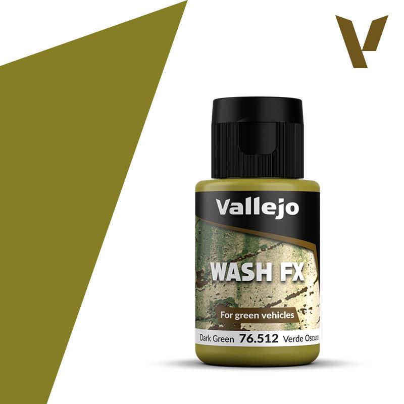 Vallejo AV 76.512 Dark Green Wash 35ml - Hobby Heaven