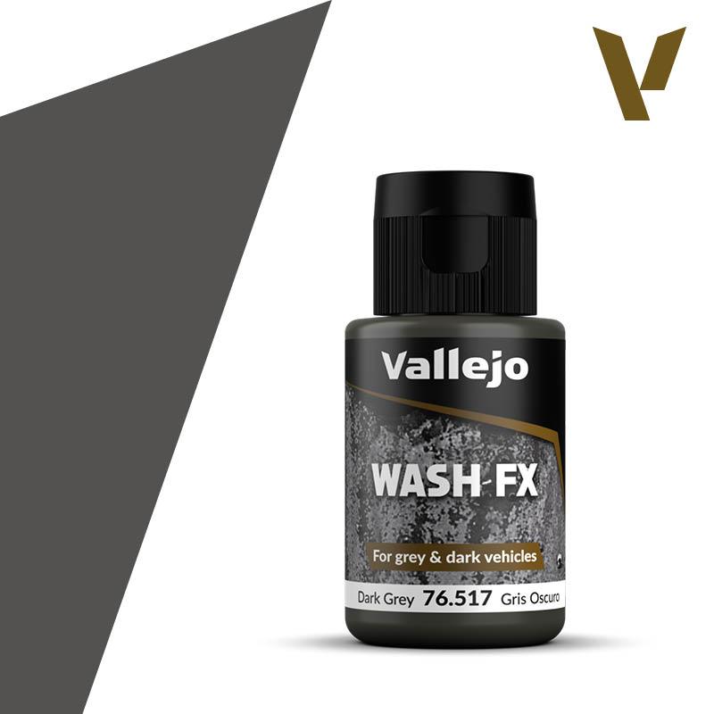 Vallejo AV 76.517 Dark Grey Wash 35ml - Hobby Heaven