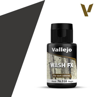 Vallejo AV 76.518 Black Wash 35ml - Hobby Heaven