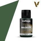 Vallejo AV 76.519 Olive Green Wash 35ml - Hobby Heaven