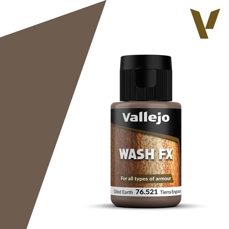 Vallejo AV 76.520 76.521 Oiled Earth Wash 35ml VAL76521 - Hobby Heaven