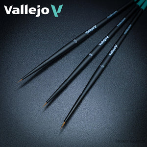 Vallejo AV Pro Modeller Definition Set Sizes 4/0, 3/0, 2/0 - Hobby Heaven