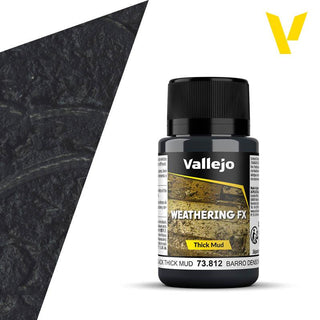 Vallejo Black Thick Mud Weathering Effects VAL73812 - Hobby Heaven