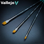 Vallejo Blender Flat Angled Brush Series Singles Full Range - Hobby Heaven
