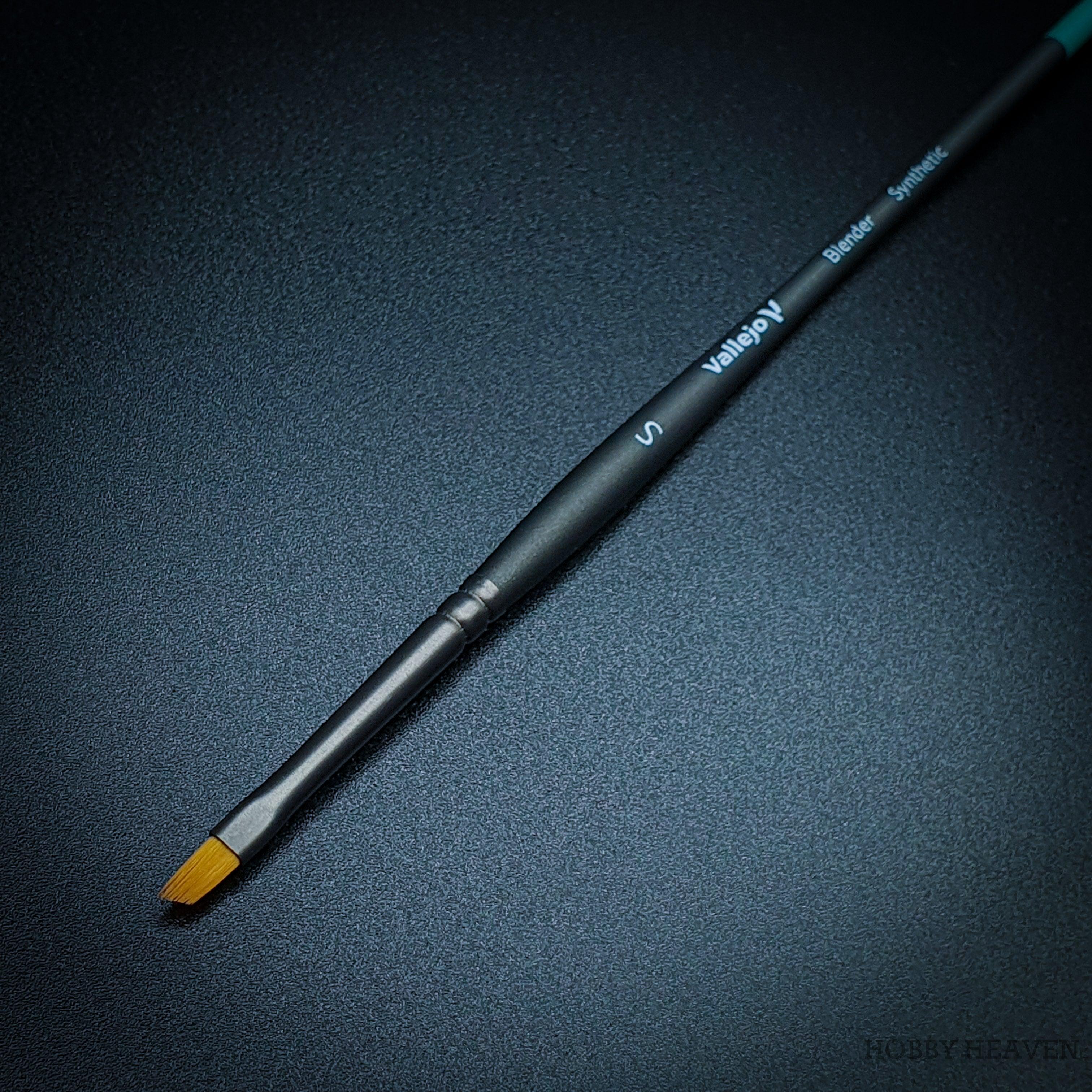Vallejo Blender Flat Angled Brush Series Singles Full Range - Hobby Heaven