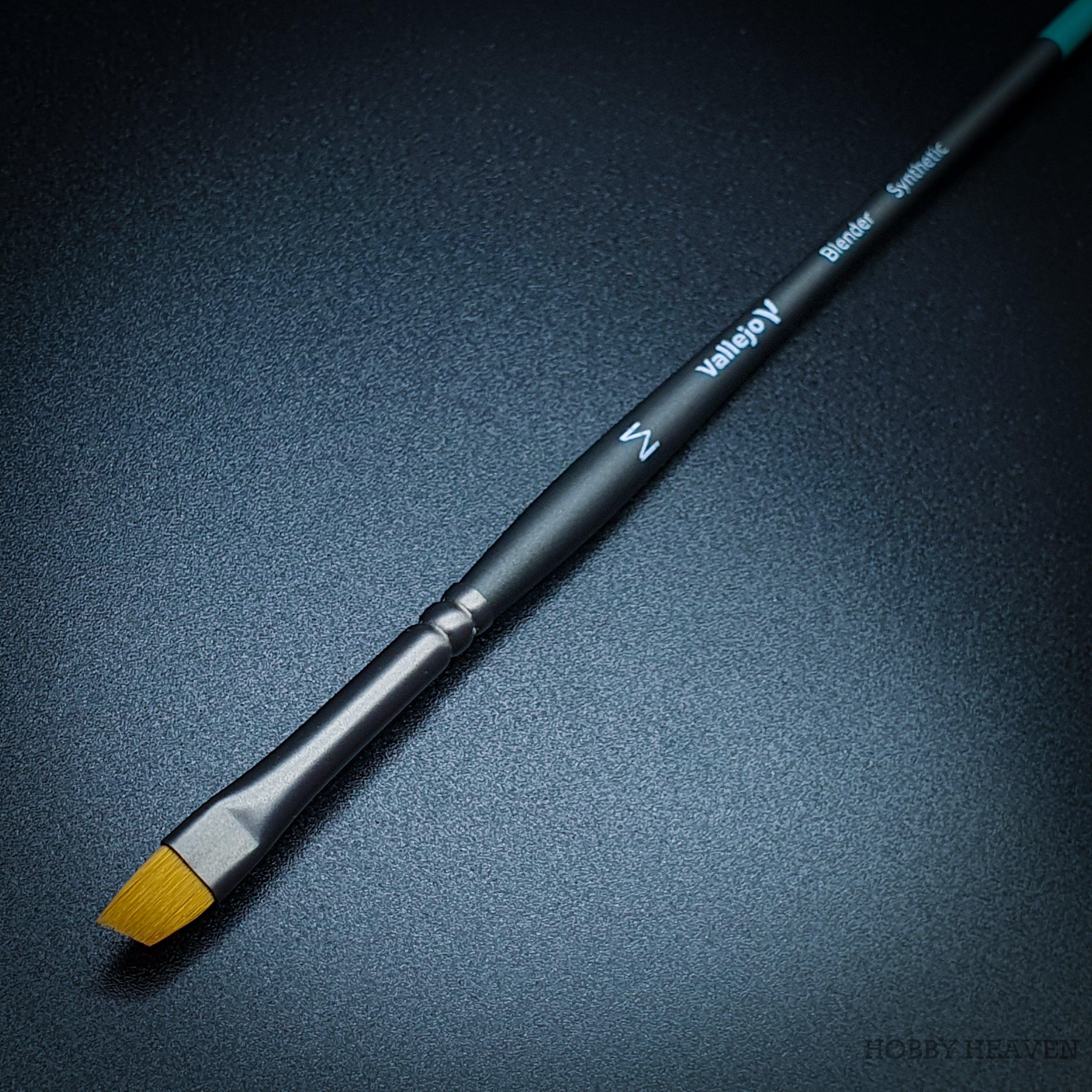 Vallejo Blender Flat Angled Brush Series Singles Full Range - Hobby Heaven
