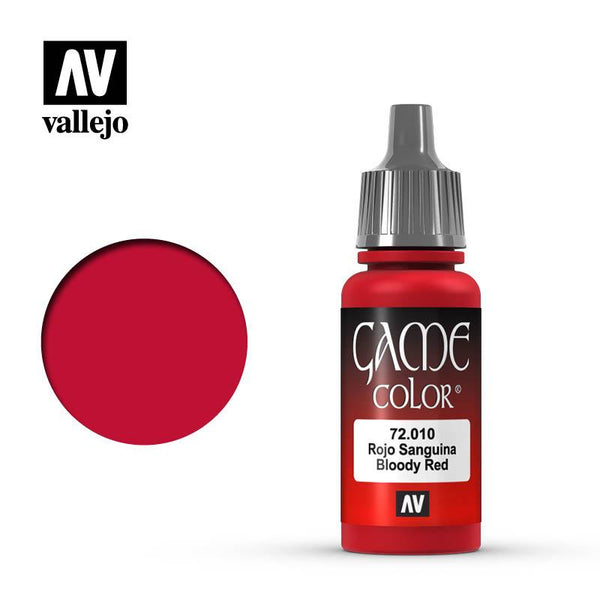 Vallejo Bloody Red Game Color 17ml 72.010 - Hobby Heaven