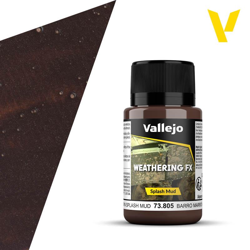 Vallejo Brown Splash Mud Weathering Effects VAL73805 - Hobby Heaven