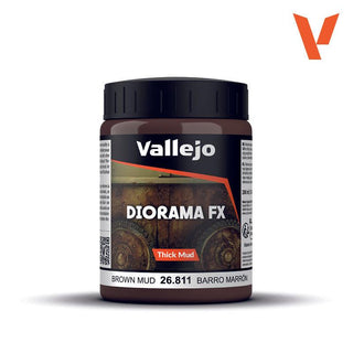 Vallejo Brown Thick Mud 200ml VAL26811 - Hobby Heaven