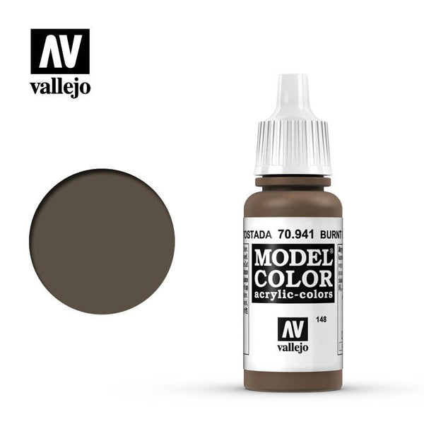Vallejo Burnt Umber Model Color 70.941 - Hobby Heaven
