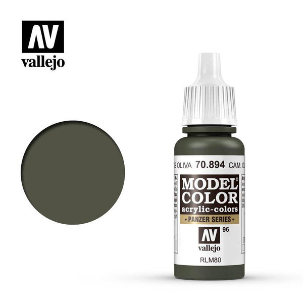 Vallejo Cam Olive Green Model Color 70.894 - Hobby Heaven
