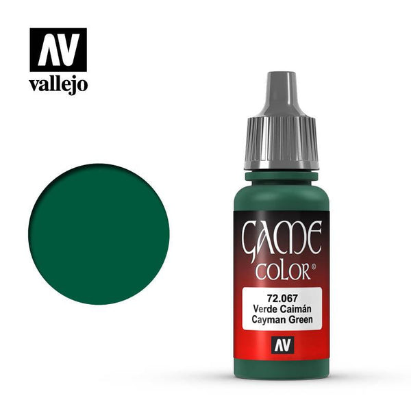 Vallejo Cayman Green Game Color 17ml 72.067 - Hobby Heaven