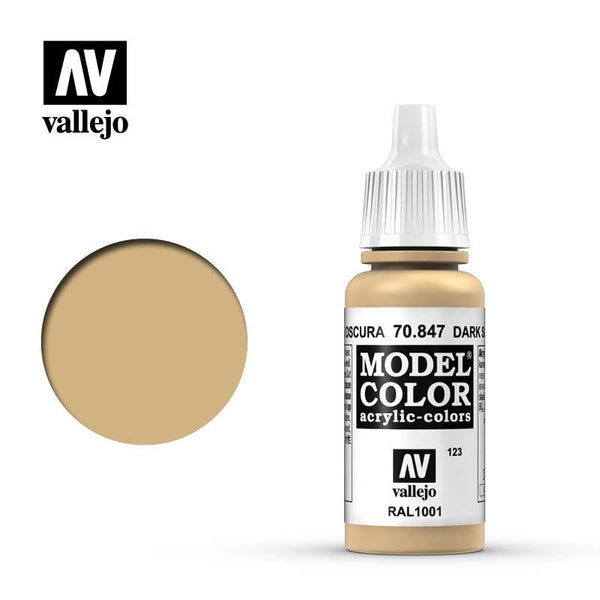 Vallejo Dark Sand Model Color 17ml 70.847 - Hobby Heaven