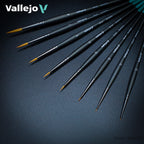 Vallejo Detail Synthetic Round Brush Series Singles Full Range - Hobby Heaven