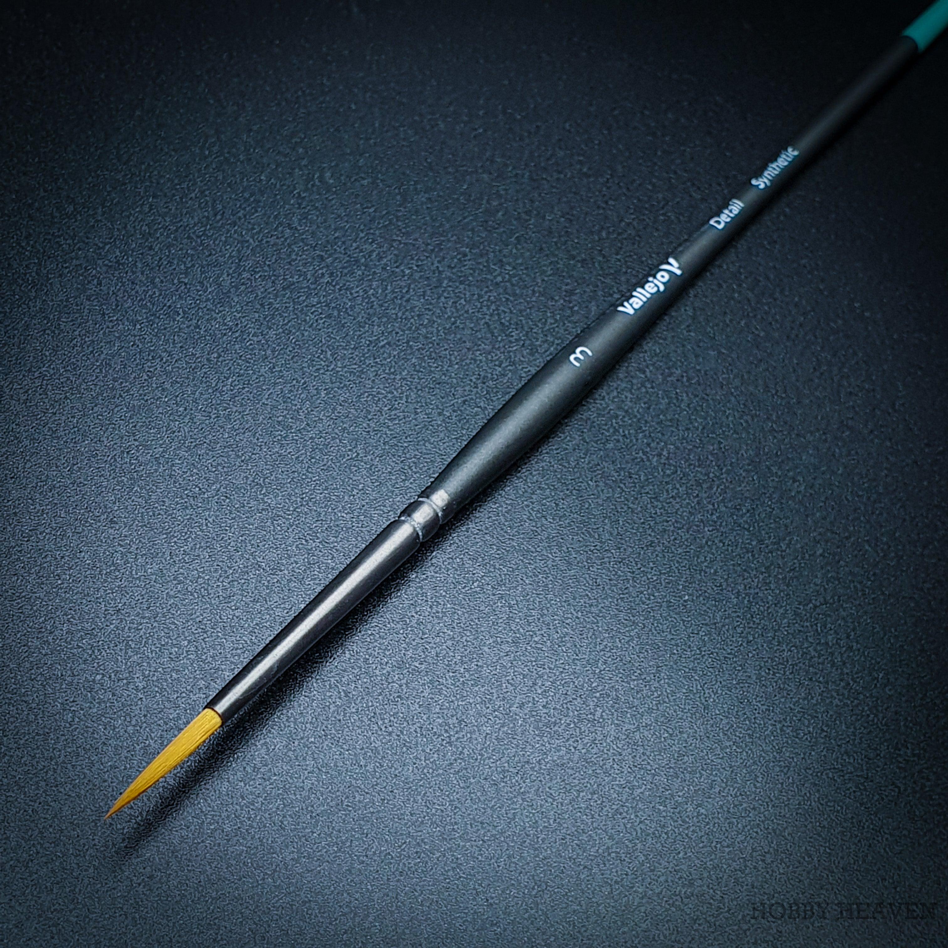 Vallejo Detail Synthetic Round Brush Series Singles Full Range - Hobby Heaven