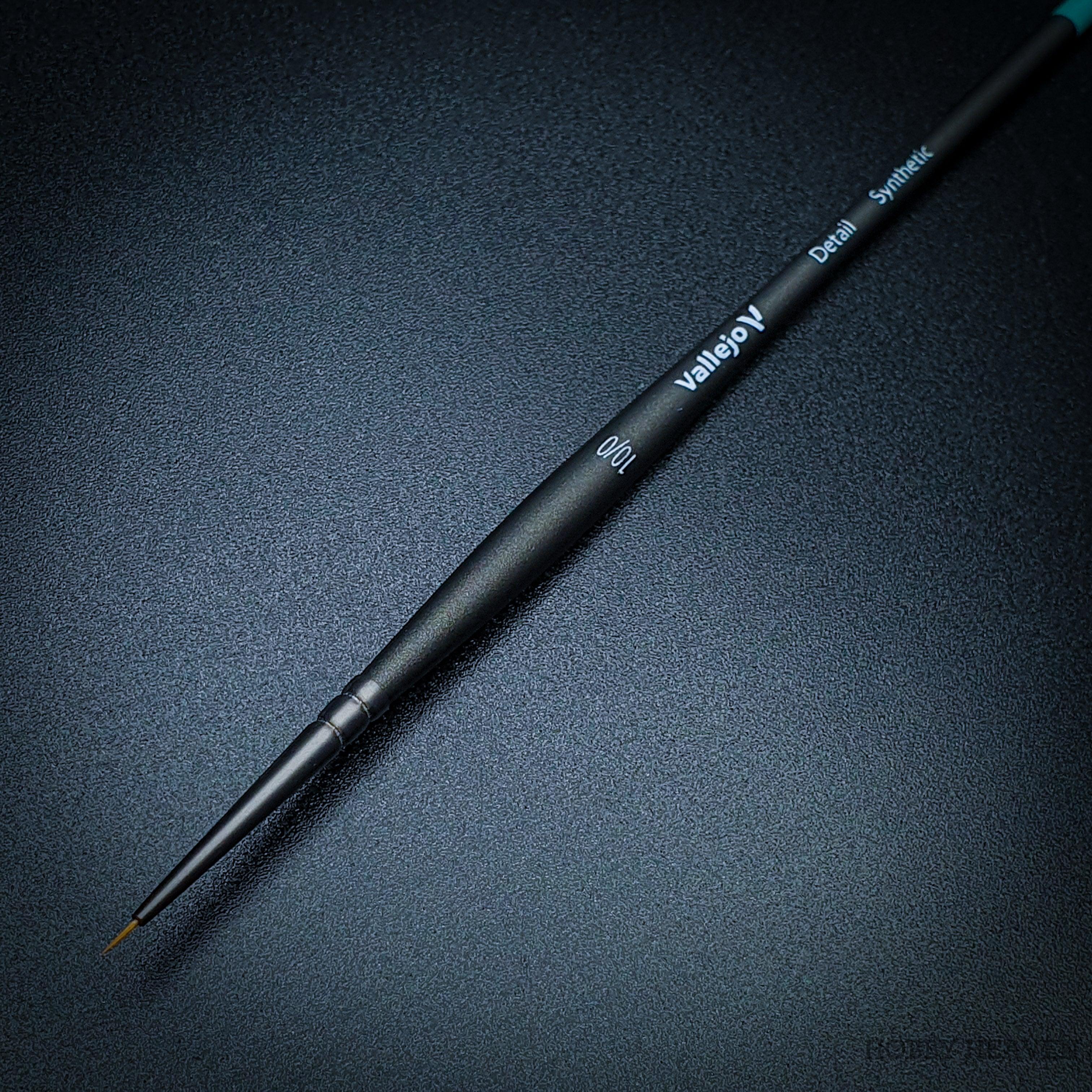 Vallejo Detail Synthetic Round Brush Series Singles Full Range - Hobby Heaven